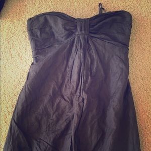J. Crew black strapless dress - size 6